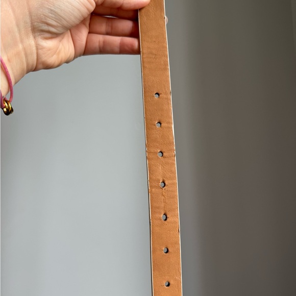 MICHAEL Michael Kors Cream and Gold Belt - Picture 7 of 7